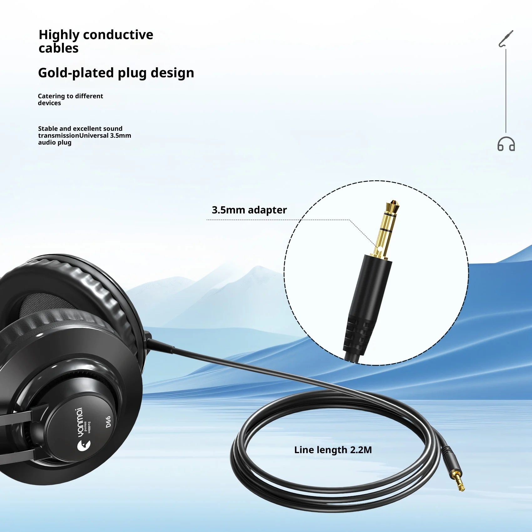 3.5mm Wired Professional Monitoring Headphones,DJ Headphones,Studio Over Ear Monitor Music Headset Earphone For Phone PC