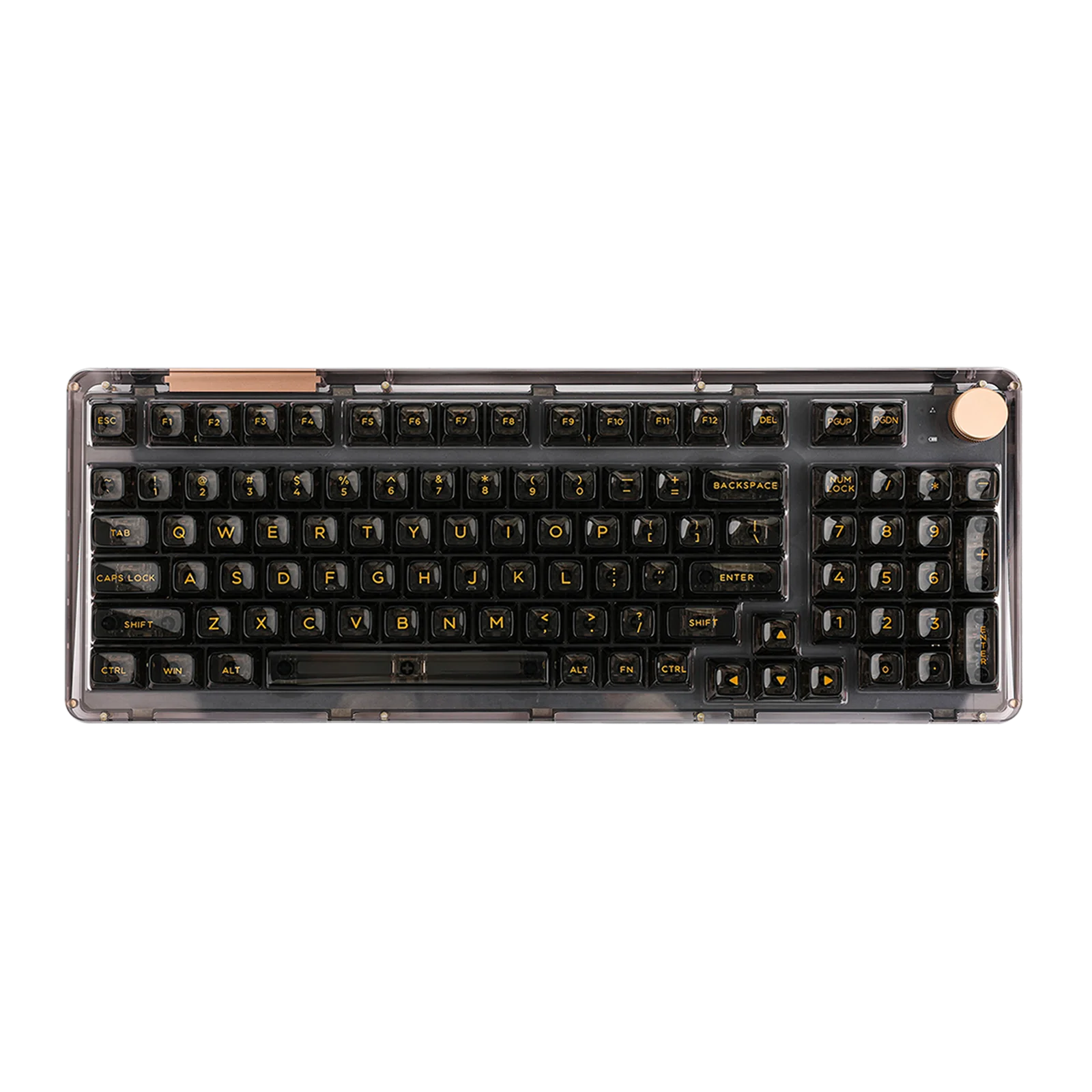 KiiBOOM Phantom 98 98-key Hot-swappable Wired/Bluetooth5.0/2.4GHz Wireless Acrylic Gasket Mechanical Keyboard