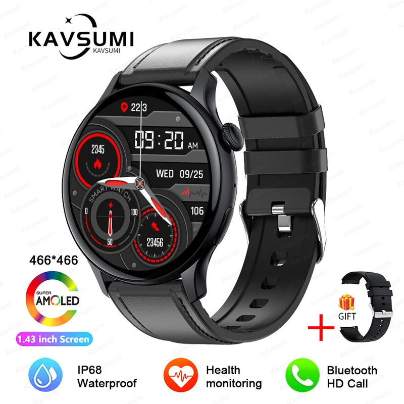 2025 NFC Smart Watch Amoled HD GPS Track Sports Heart Rate Bluetooth Call Waterproof Ladies Women Smartwatch For Women's Gift