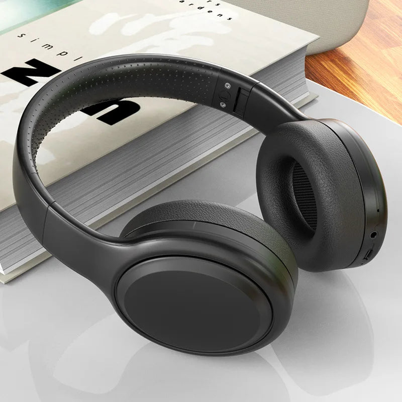 Bluetooth 5.3 Headphones 3.5mm Wired Headsets Over Ear Gaming Earphones Foldable Wireless Earphones with Mic TF/AUX Music Play