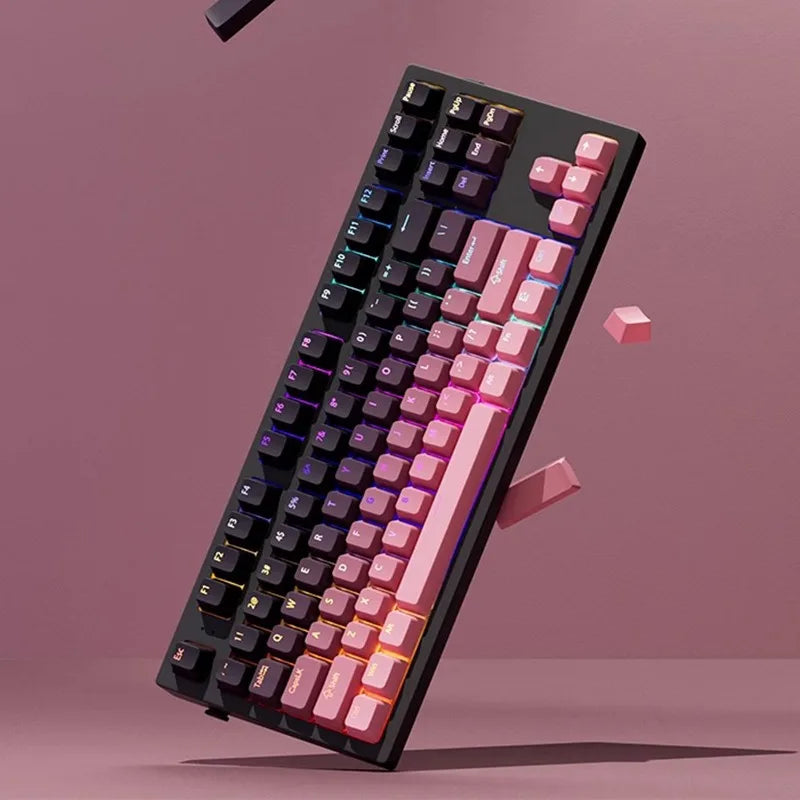 Gradient Keycaps For Cherry Mx Switch Mechanical Keyboard OEM Profile PBT Keycap Black Pink backlit RGB Gamer ISO Layout Key cap