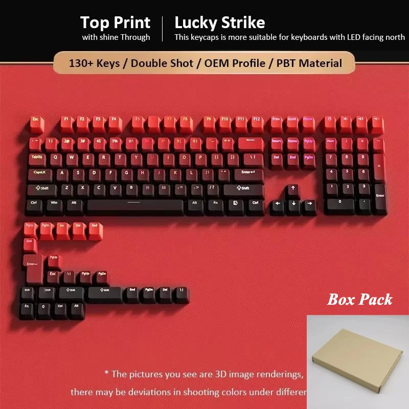 Gradient Keycaps For Cherry Mx Switch Mechanical Keyboard OEM Profile PBT Keycap Black Pink backlit RGB Gamer ISO Layout Key cap