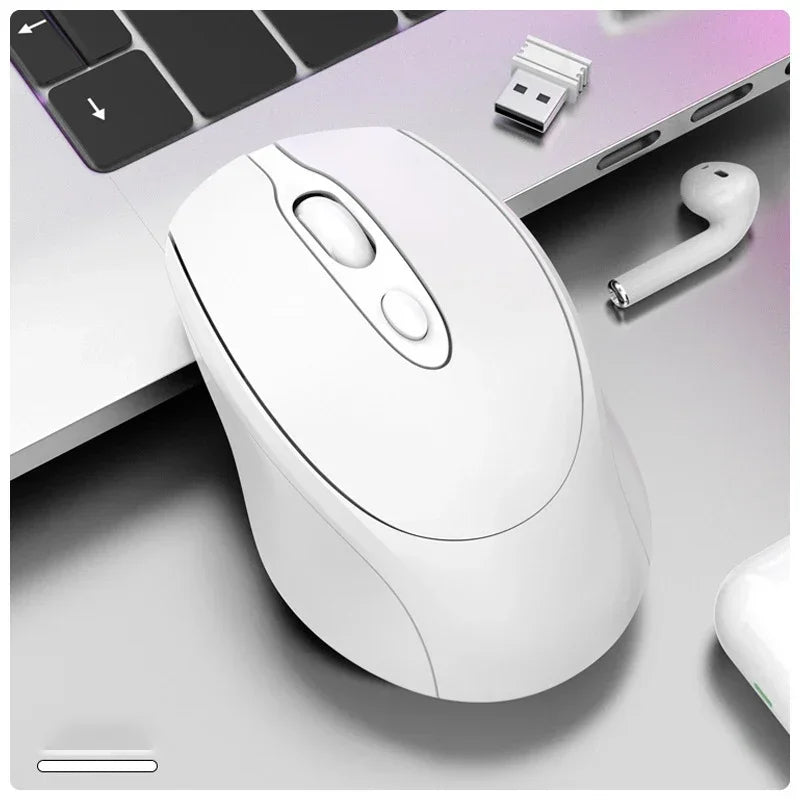 Wireless Computer Mouse Rechargeable 2.4G Bluetooth-Compatible Wireless Mouse USB Silent Gamer Mice For PC Laptop Macbook Tablet