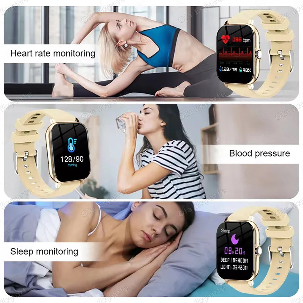 2026 New 1.83-inch Smart Watch Bluetooth Talk Full Touch Screen Heart Rate Monitoring Sports Fitness Smartwatch Men Women Gifts