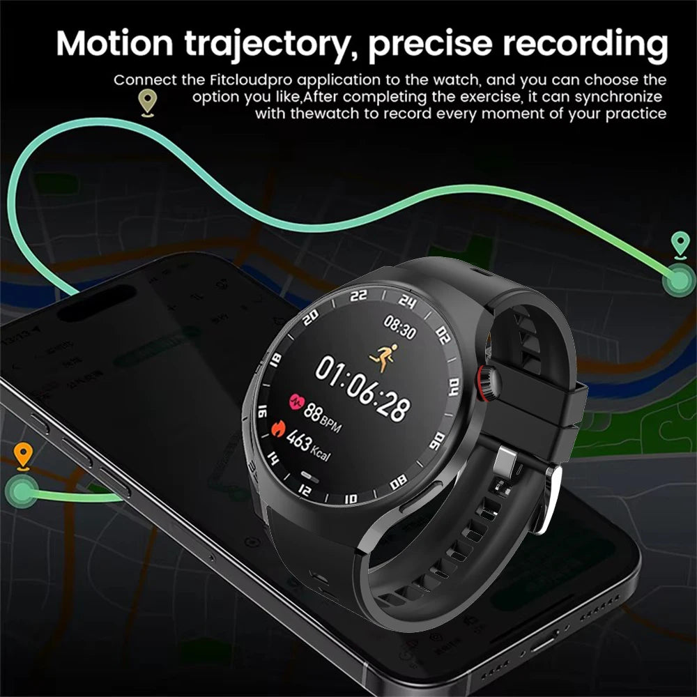 2025 New Smart Watch 6 Pro AMOLED 1.46 inch NFC Heart Rate Monitoring IP68 Bluetooth call Smartwatch Suitable For Android IOS
