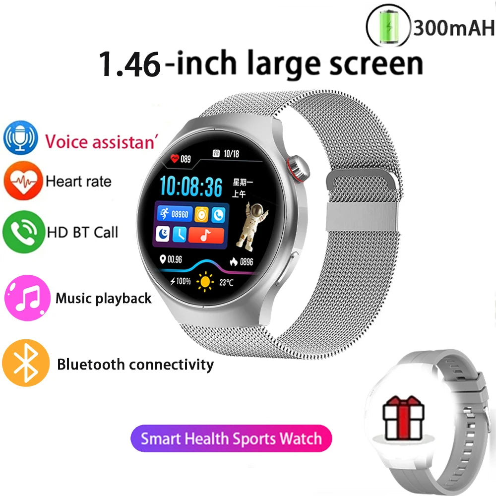 2025 New Smart Watch 6 Pro AMOLED 1.46 inch NFC Heart Rate Monitoring IP68 Bluetooth call Smartwatch Suitable For Android IOS