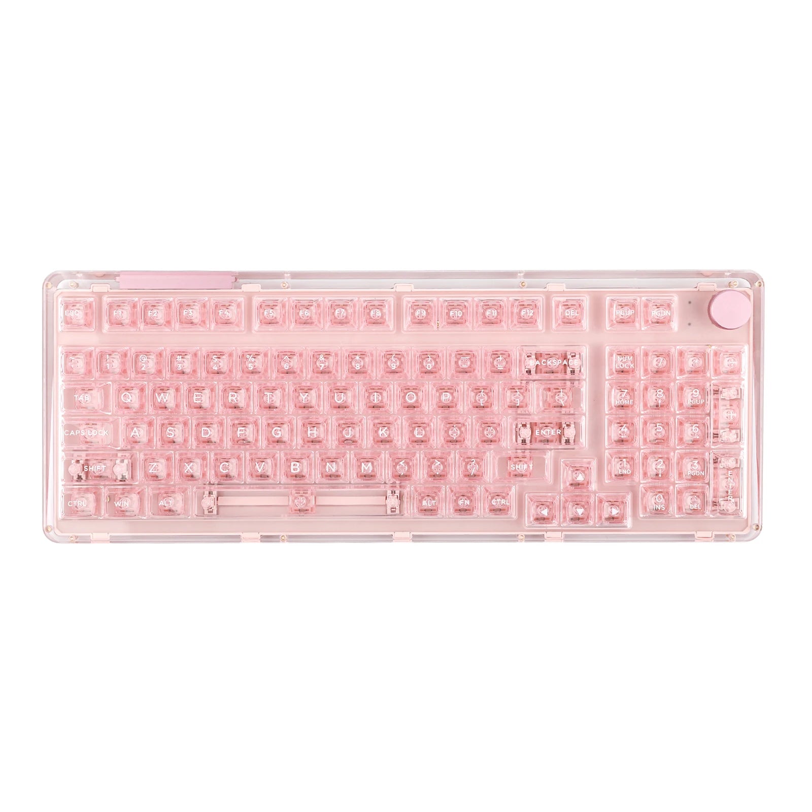 KiiBOOM Phantom 98 98-key Hot-swappable Wired/Bluetooth5.0/2.4GHz Wireless Acrylic Gasket Mechanical Keyboard