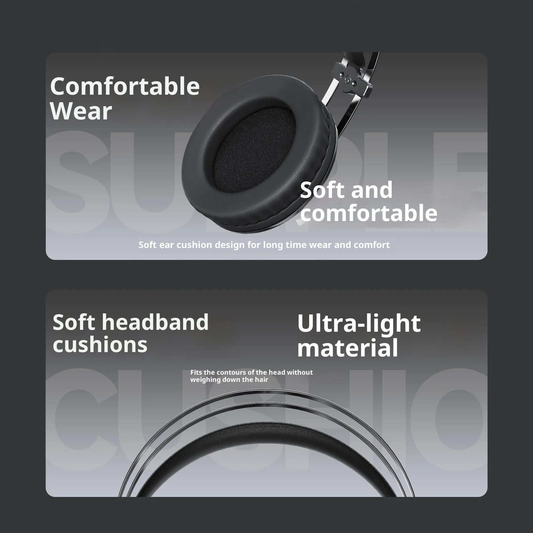 3.5mm Wired Professional Monitoring Headphones,DJ Headphones,Studio Over Ear Monitor Music Headset Earphone For Phone PC