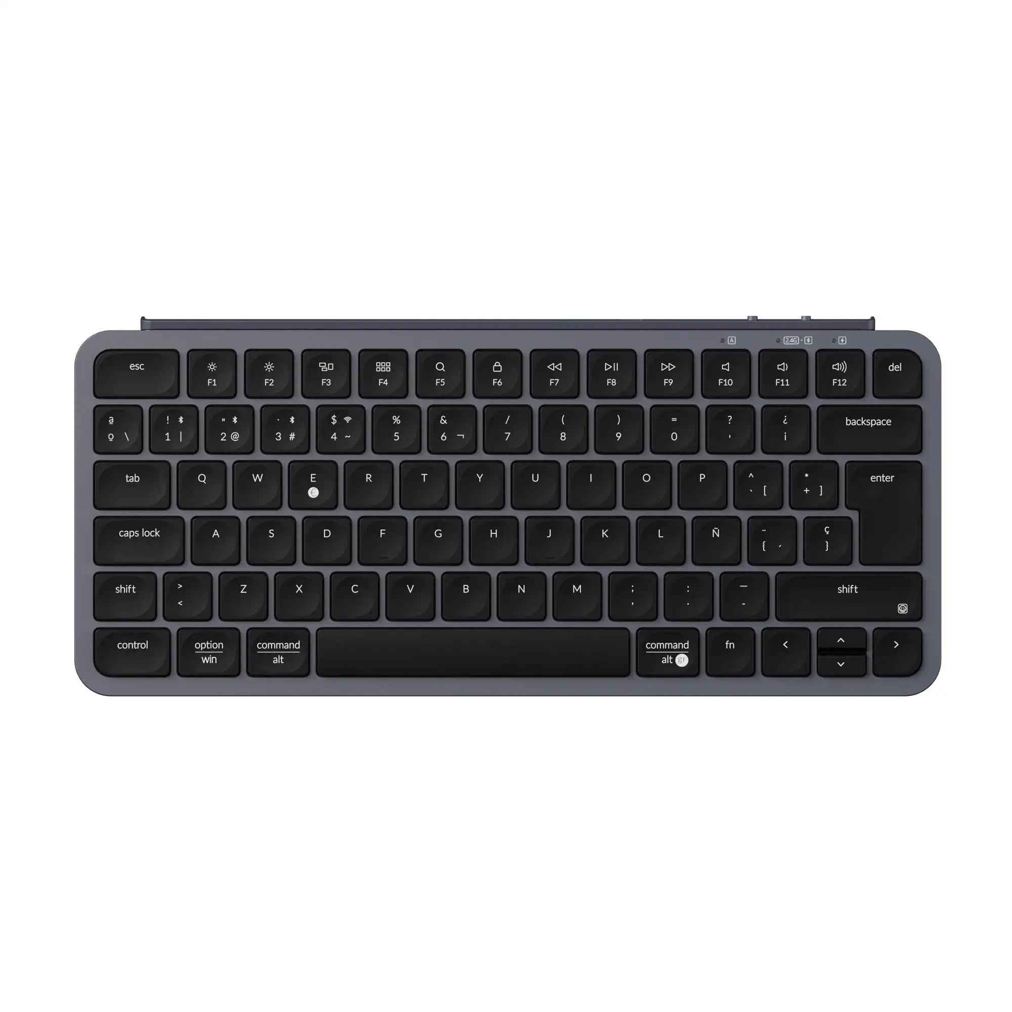 Keychron B1 Pro ISO Layout Ultra-Slim Wireless Keyboard Portable Lightweight 2.4GHz & Bluetooth Connections