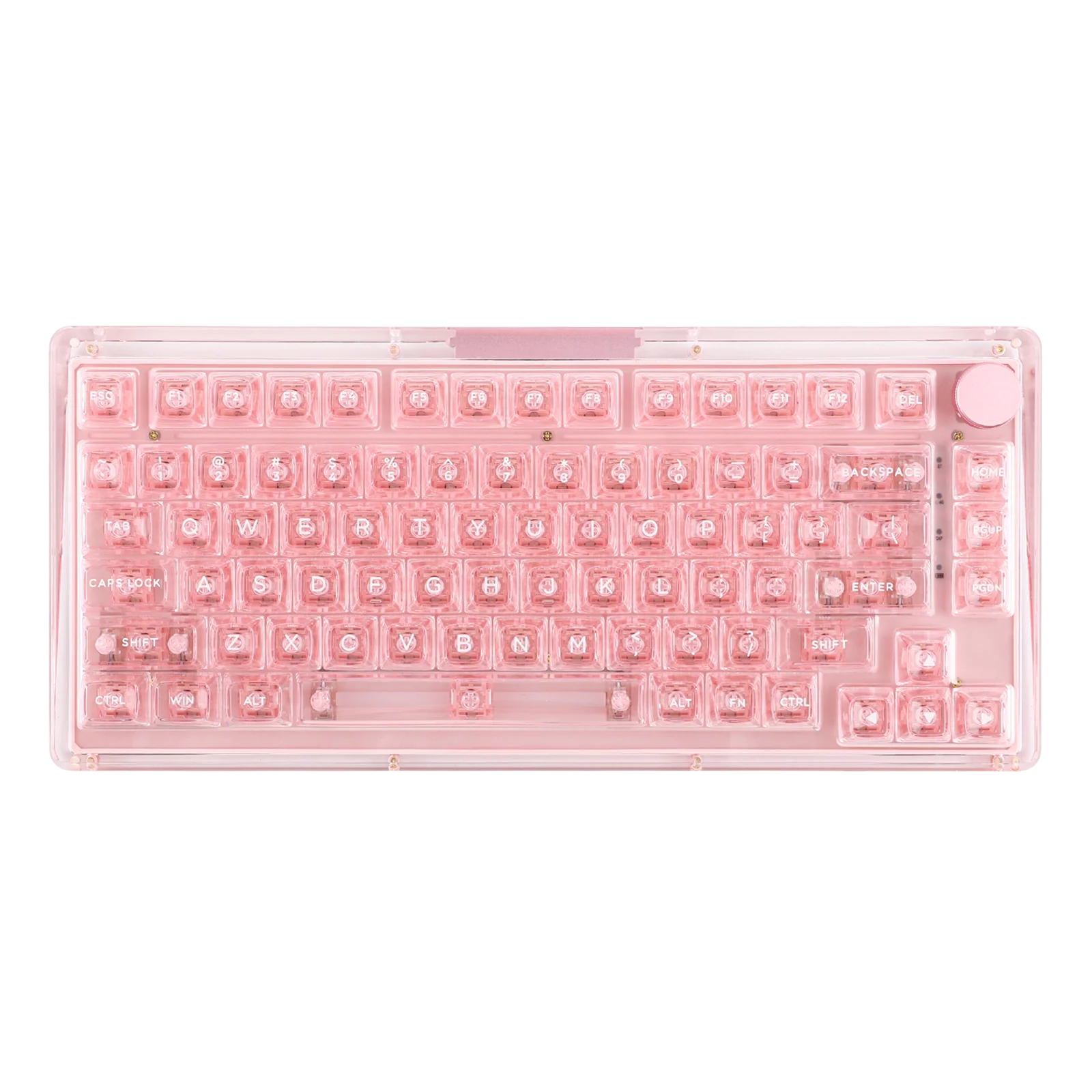 KiiBOOM Phantom 81 V3 75% Hot-swappable Acrylic Gasket Wired/Bluetooth 5.0/2.4GHz Wireless Mechanical Keyboard for Win/Mac