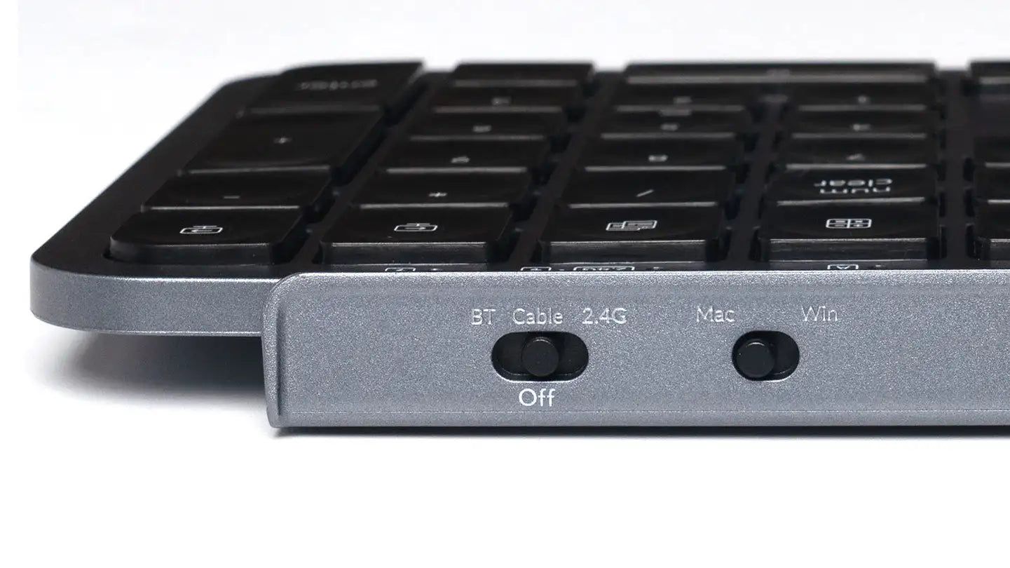 Keychron B1 Pro ISO Layout Ultra-Slim Wireless Keyboard Portable Lightweight 2.4GHz & Bluetooth Connections