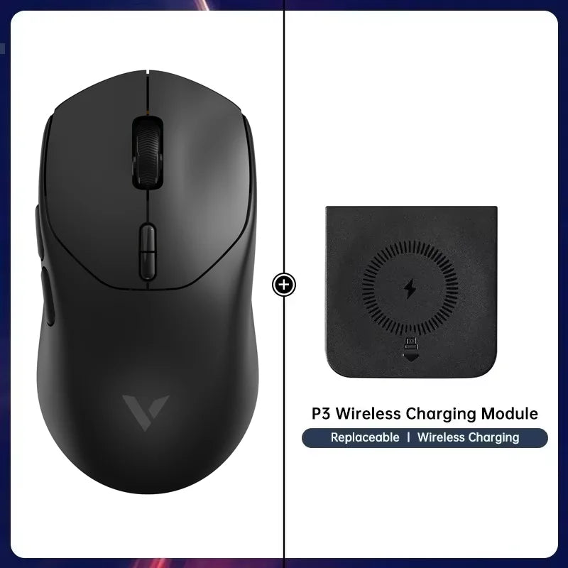 Rapoo VT1 MAX GEN-2 Wireless Gaming Mouse True 8K Wireless Polling Rate 53g Ultra Lightweight Up to 750Hr Battery Life