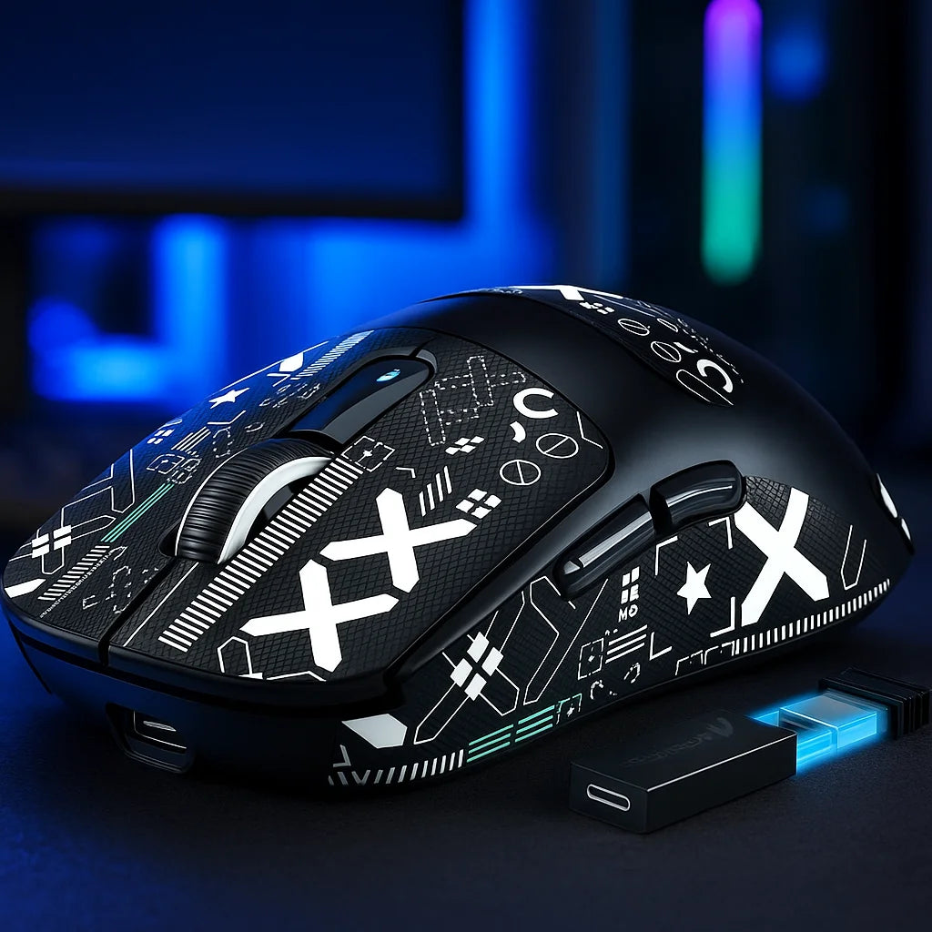 Attack Shark X3 Pro Wireless Gaming Mouse - PAW3395 26000DPI Tri-Mode (2.4G/BT/Wired) Macro Support RGB Ultra-Lightweight Design