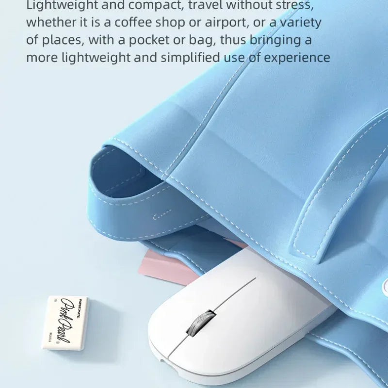 Wireless Mouse Bluetooth Silent 2.4G Dual-mode Type-C Charging Ergonomic Morandi Portable Laptop Office Gaming Mouse