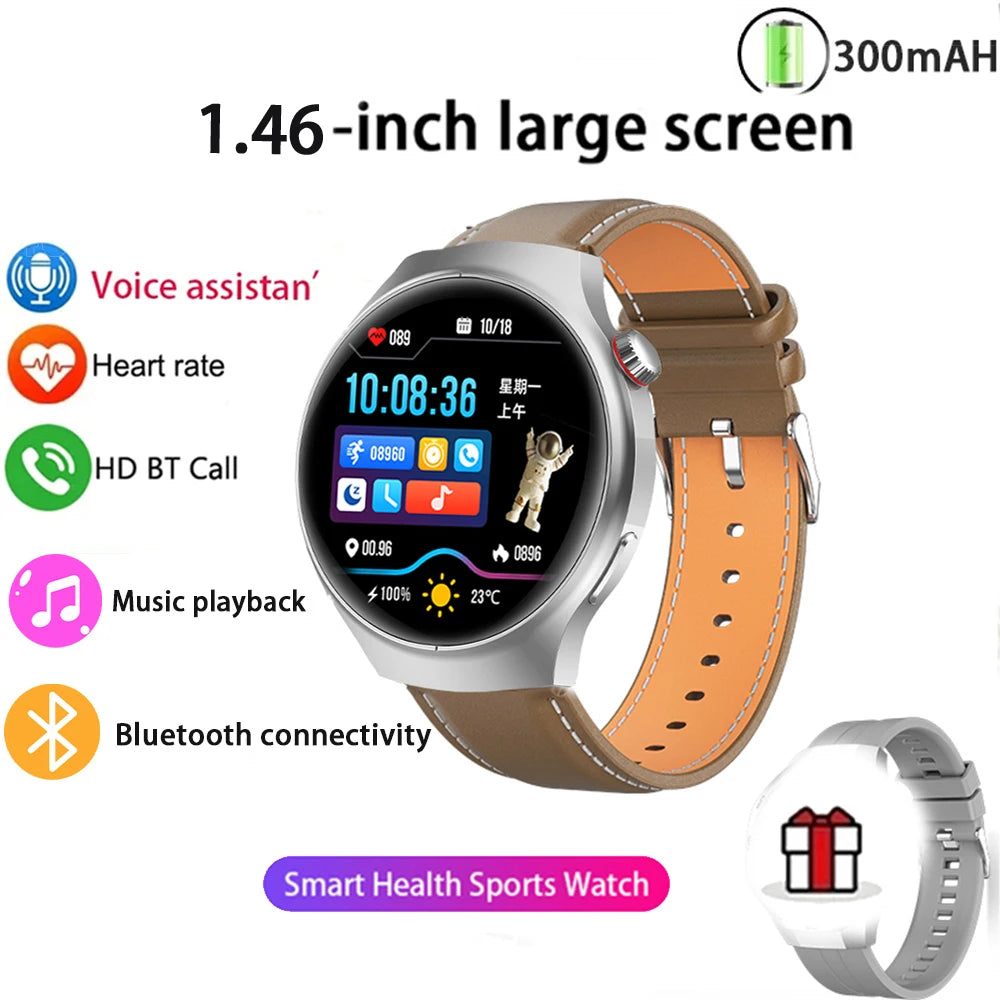 2025 New Smart Watch 6 Pro AMOLED 1.46 inch NFC Heart Rate Monitoring IP68 Bluetooth call Smartwatch Suitable For Android IOS