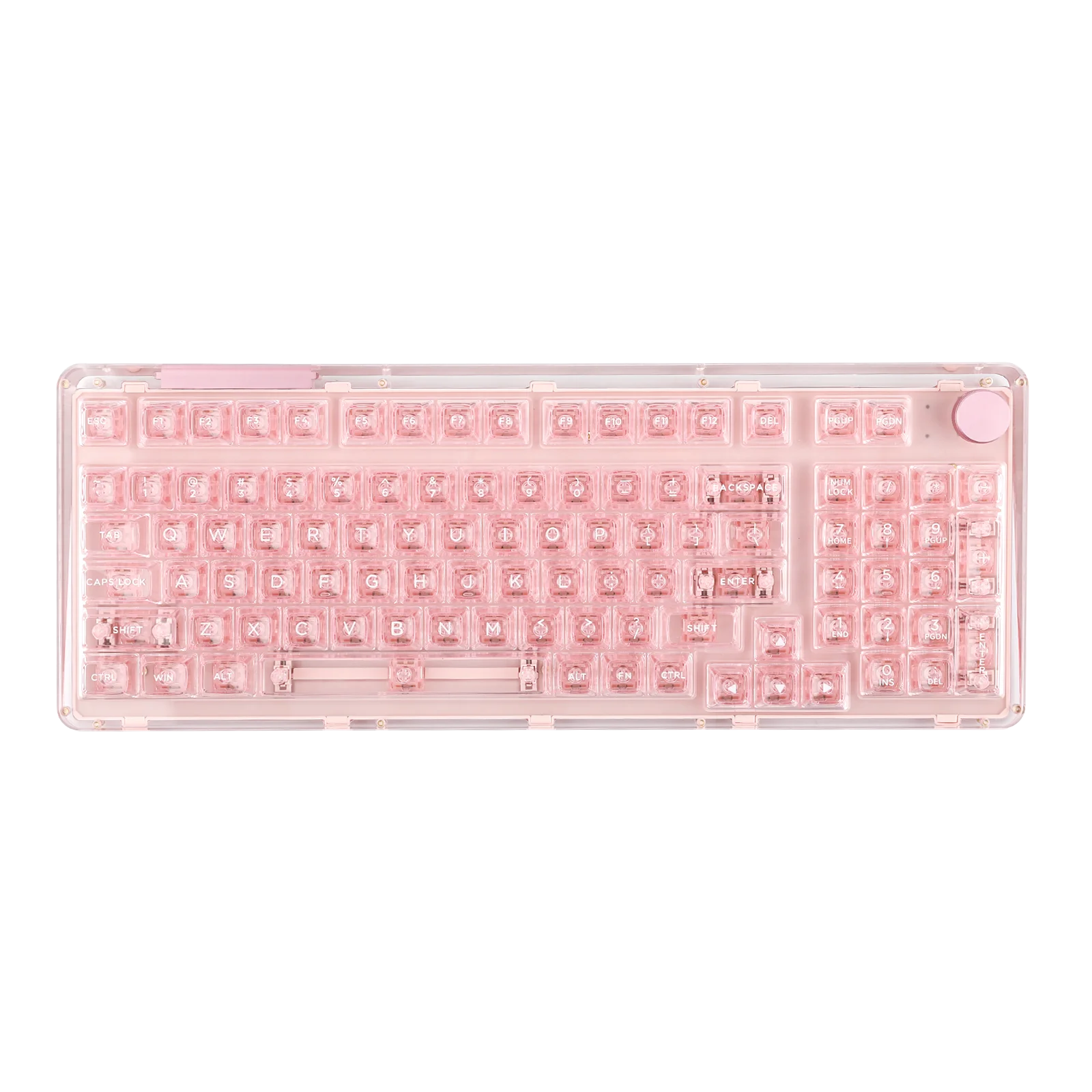 KiiBOOM Phantom 98 98-key Hot-swappable Wired/Bluetooth5.0/2.4GHz Wireless Acrylic Gasket Mechanical Keyboard