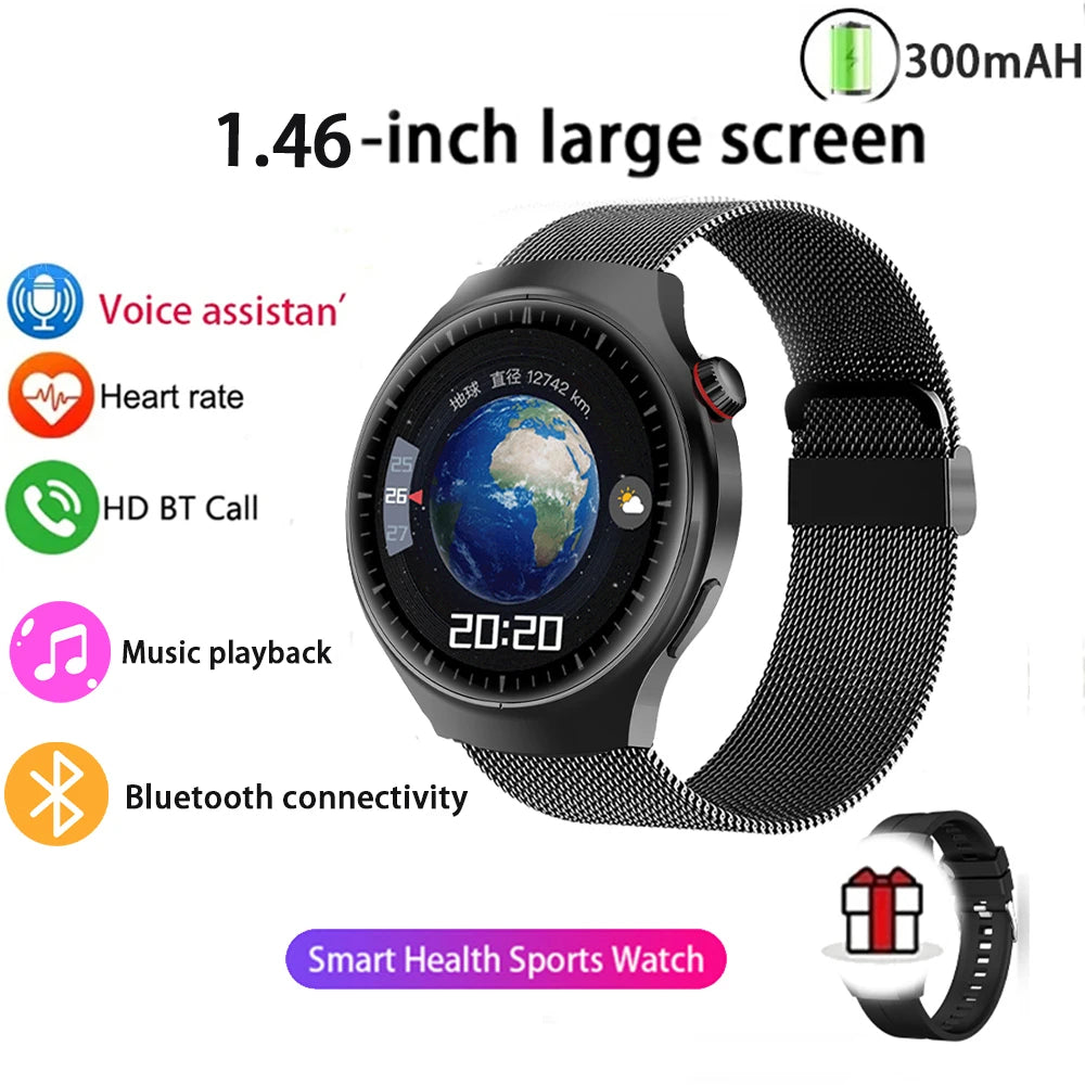 2025 New Smart Watch 6 Pro AMOLED 1.46 inch NFC Heart Rate Monitoring IP68 Bluetooth call Smartwatch Suitable For Android IOS