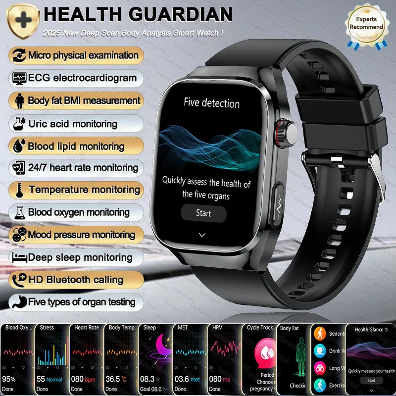 2025 New Women Smart Watch with BMI measurement Menstrual Cycle ECG Heart Rate Blood Oxygen Sleep Fitness Tracker Smart bracelet