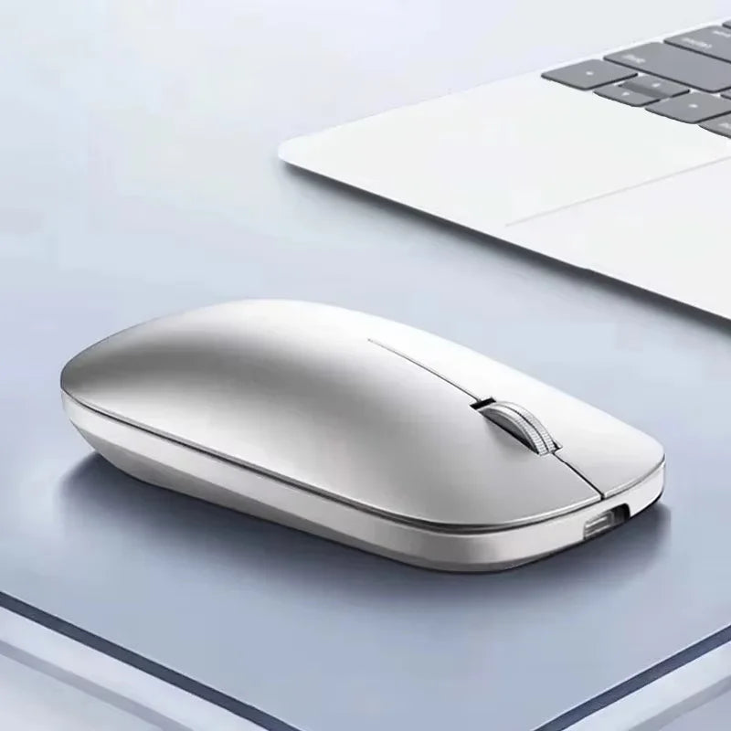 Wireless Mouse Bluetooth Silent 2.4G Dual-mode Type-C Charging Ergonomic Morandi Portable Laptop Office Gaming Mouse